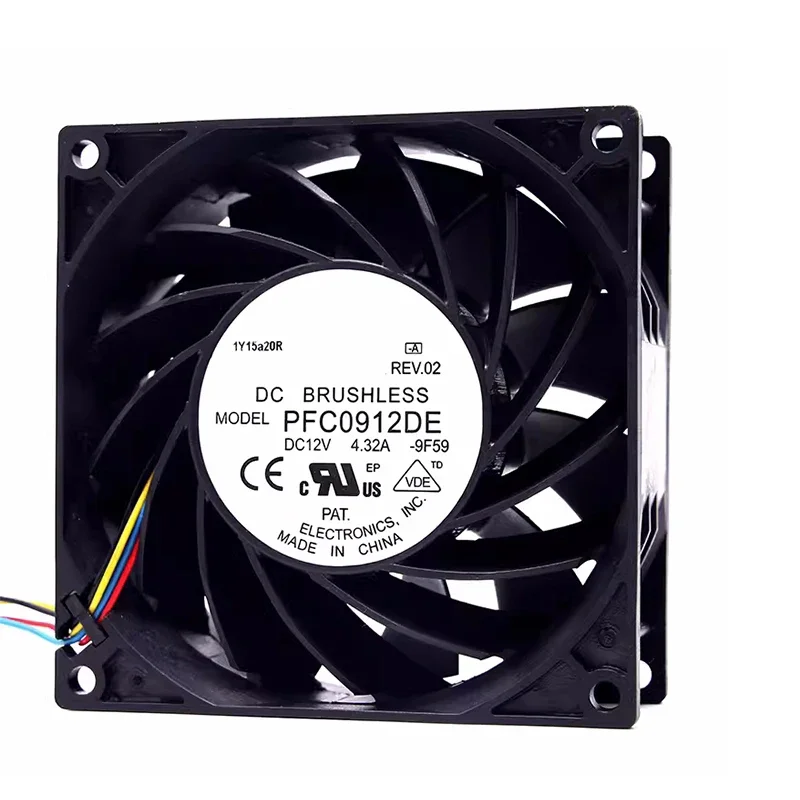 Original 100% Working PFC0912DE 12V 4.32A cooling fan