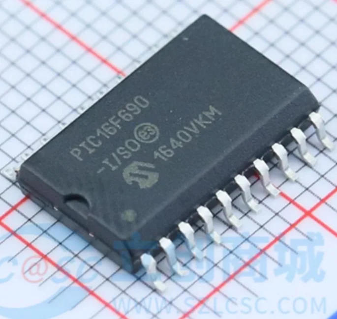 10pcs/Lot PIC16F690-I/SO PIC16F690 16F690 SOP20