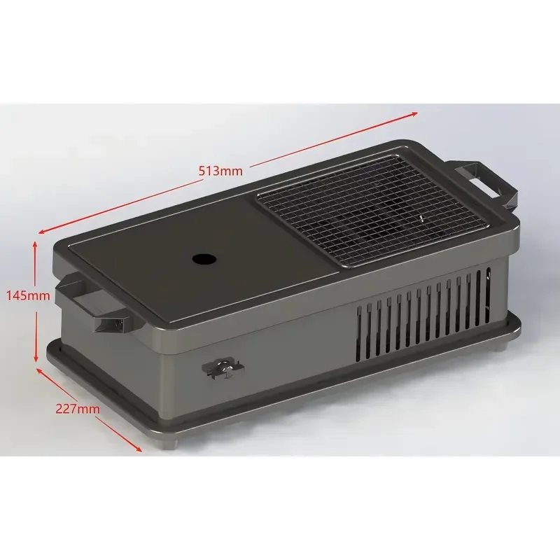 Portable Hydrogen Grill for Camping Barbecues and Backyard Gatherings High Temperature High Efficiency Unique Design