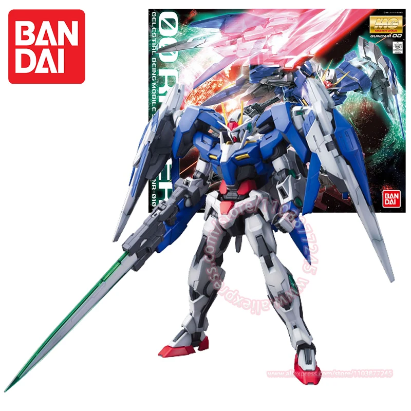 

BANDAI GUNDAM 00 RAISER MG 1/100 Trendy Figure Puzzle Assembly Peripheral Model Joints Movable Children's Toy Birthday Gift