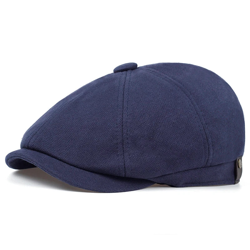 Retro Newsboy Caps für Herren, achteckige Hüte, britische Malerhüte, Herbst-Winter-Baskenmützen, Fischgrätmuster-Flatcaps, Hip-Hop-Baskenmützen, Gorras – Detail 11