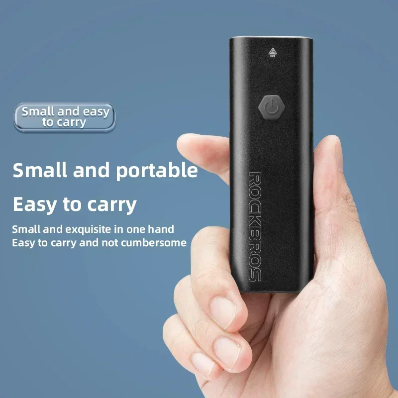 ROCKBROS الدراجة الخفيفة 200/400/600/800/1000/1500LM نوع-C شحن دراجة الجبهة مصباح الدراجات العلوي الألومنيوم IPX6 مقاوم للماء