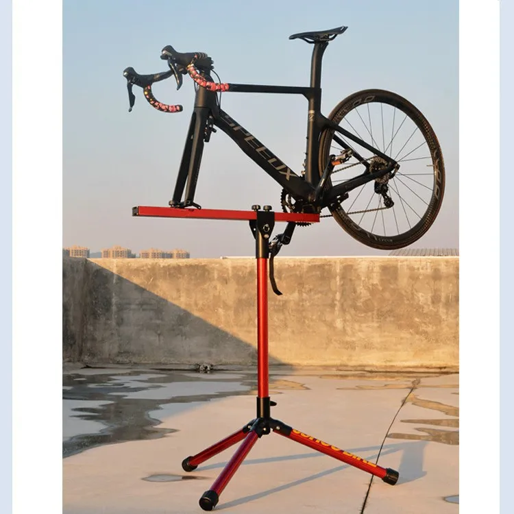 

Bicycle Maintenance Rack Car Wash Table Foldable Height Adjustable Tripod Bicycle Workbench
