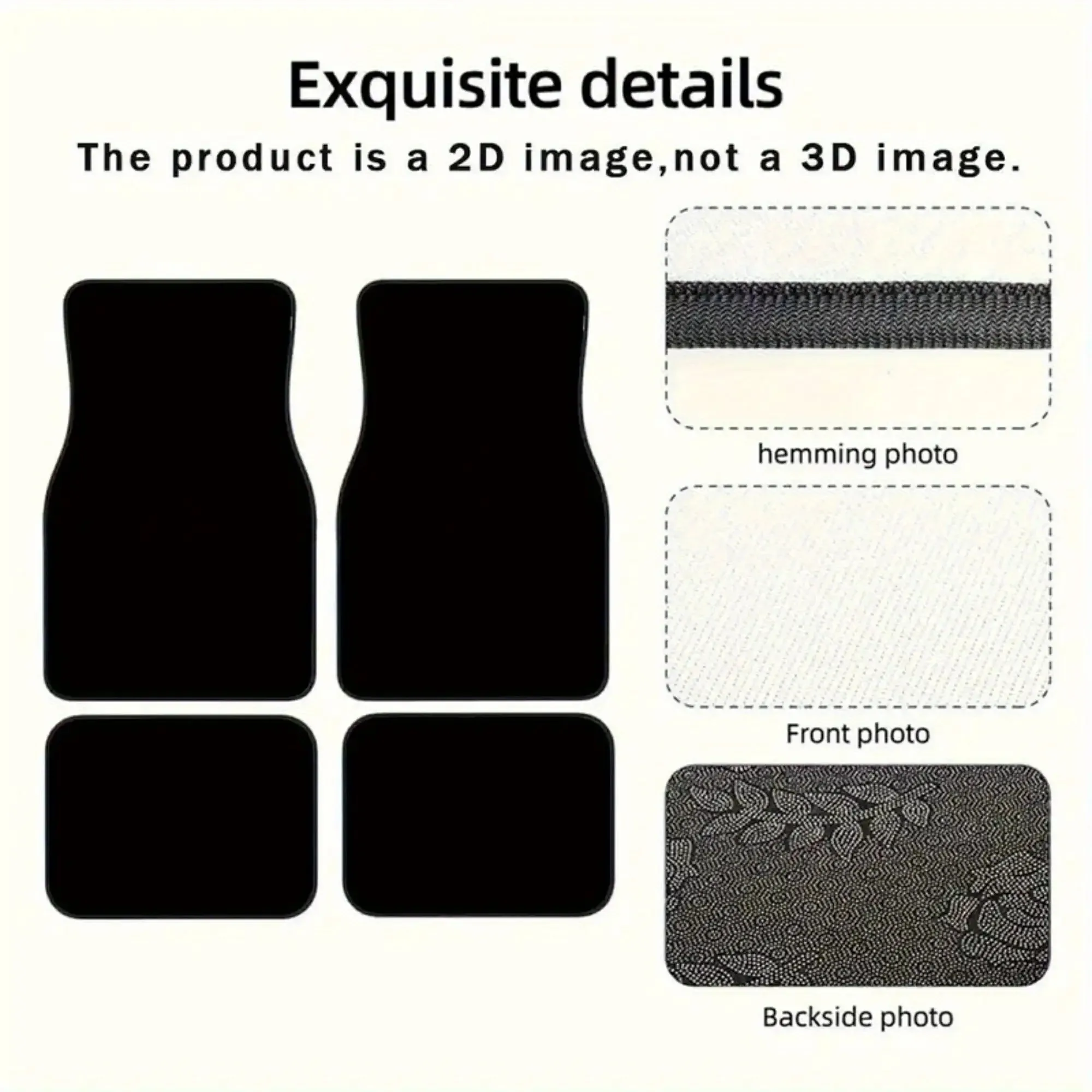 4pcs Riverside Stadium Middlesbrough Car Mats | Thickened Polyester With Stain-Resistant And Wear-Resistant Performance, Trendy