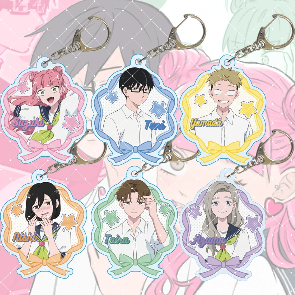 

You and I Are Polar Opposites 6cm Character Acrylic Stand Keychain Anime Figure Bag Pendant Decor Collection Gift For Fans