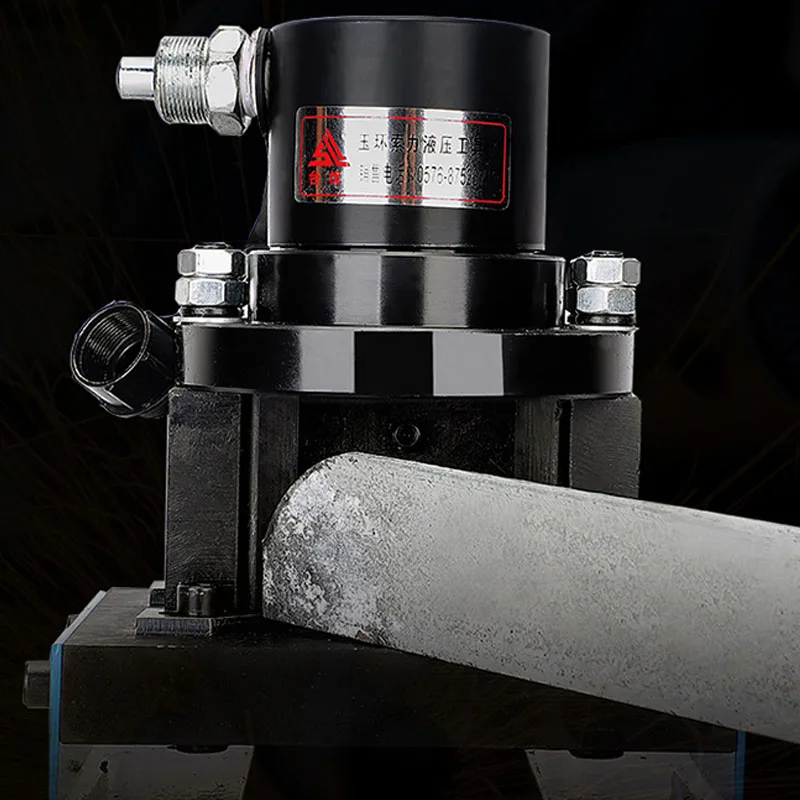 15T Hydraulic Angle Iron Chamfering Machine Angle Steel Cutting 45° Multi-functional Two-in-one Angle Iron Processing DJ-55