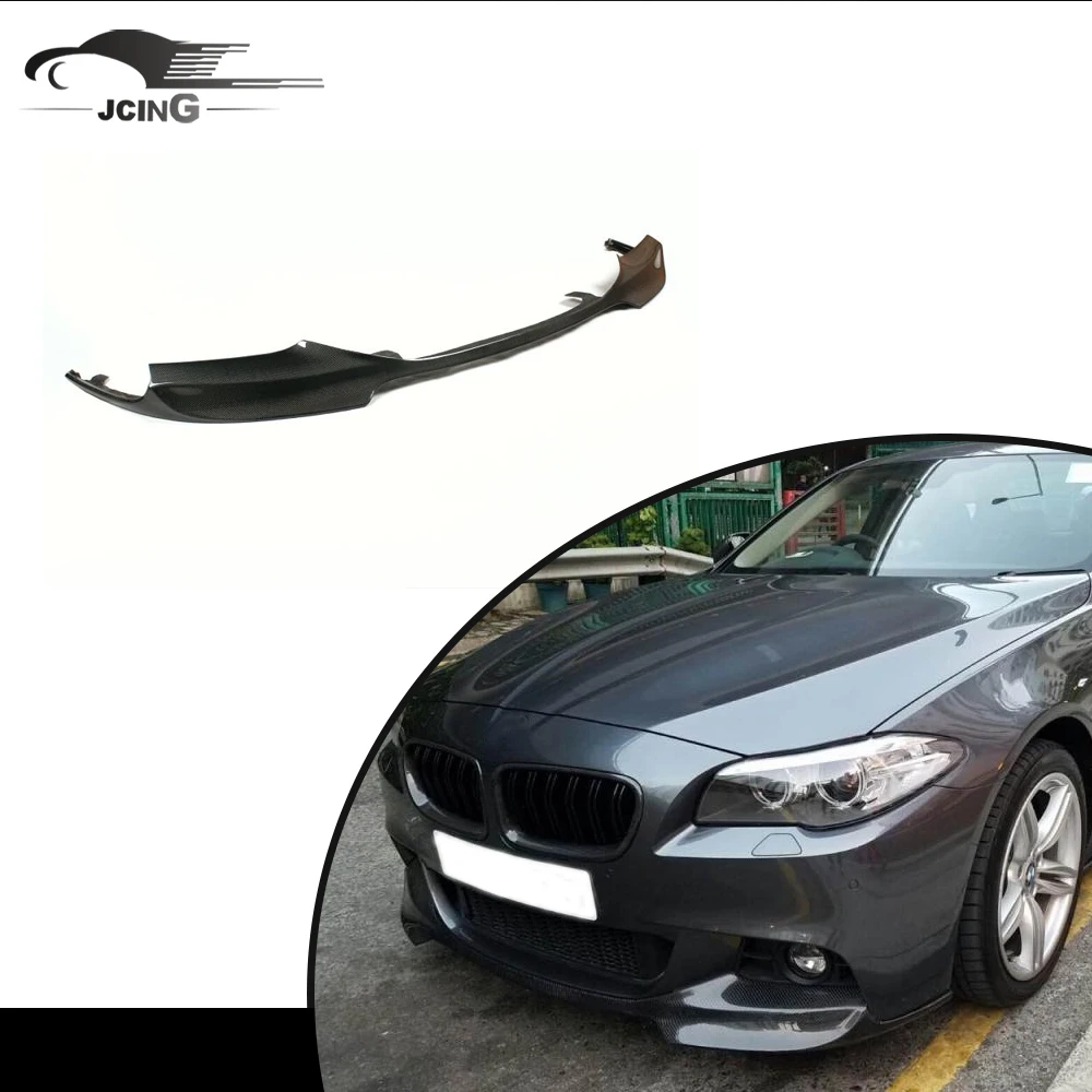 carbon front bumper spoiler lip fits the F10 M tech universal front lip