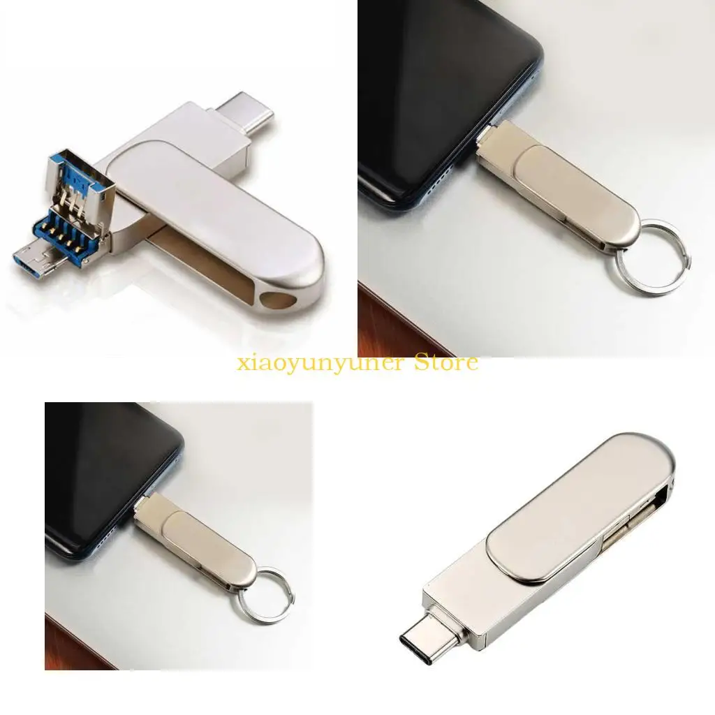 

P9JB for Creative U Disk 3 in 1 Flash Drive with Android- Type C USB3.0 Disk 32/64/128Gb Pen Drive U Disk Data Transfer