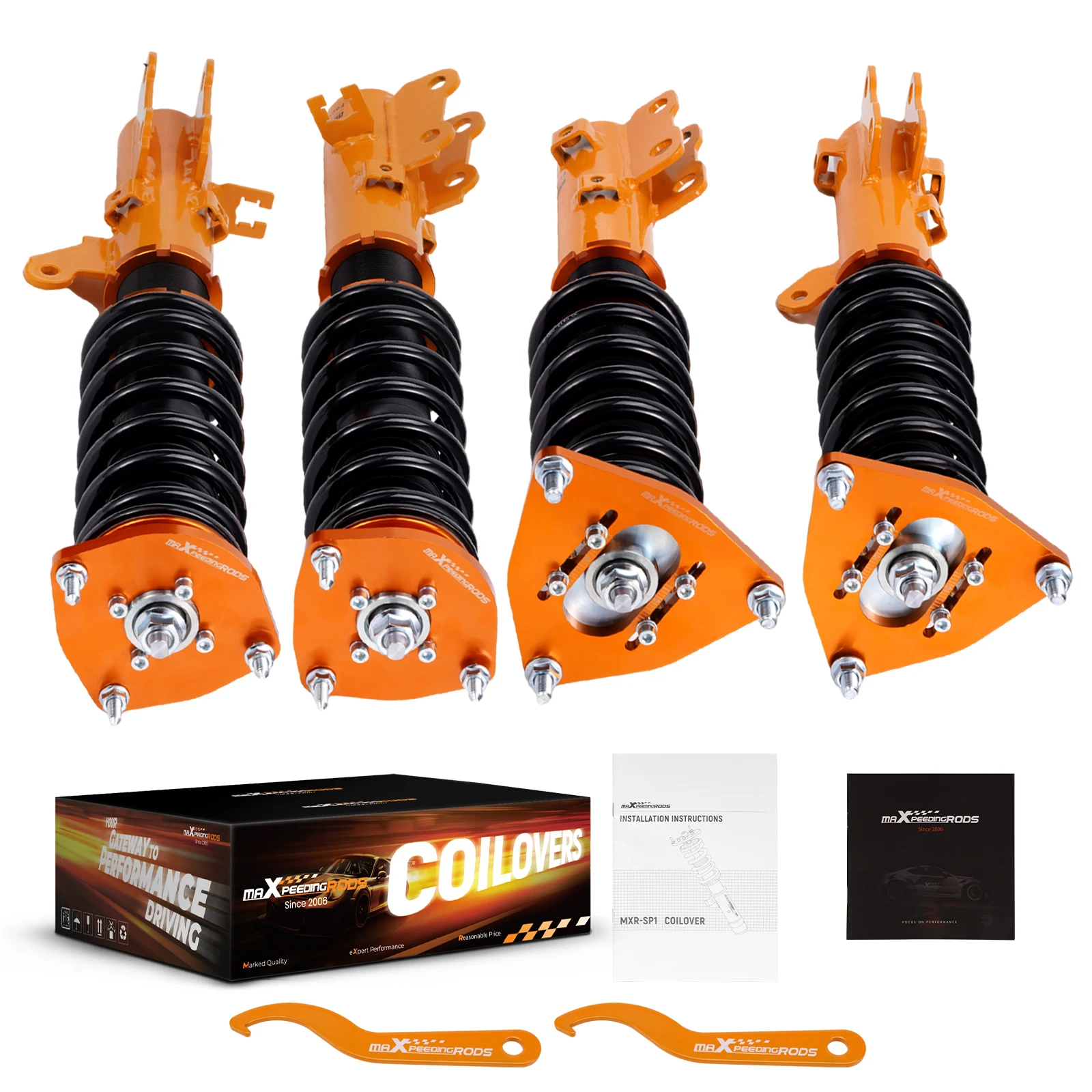 

Coilovers Shocks Struts for Hyundai Tiburon 2003-2008 Height Adjustable