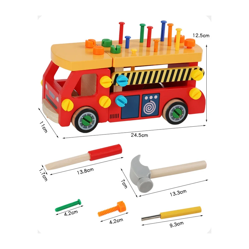 Bambini 3D occupato bordo giocattoli in legno gioco Montessori simulazione gioco di imitazione strumenti a vite movimento Fine formazione giocattoli educativi