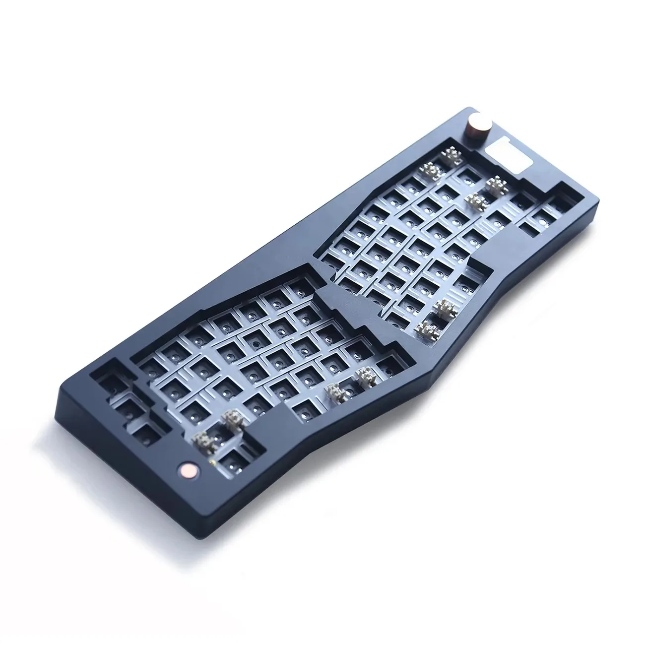 Alice ABM066 Barebones Kit Alice-layout VIA-programmable Hot Swappable Bluetooth/2.4Ghz/ Type-C Connectivities for Win/Mac