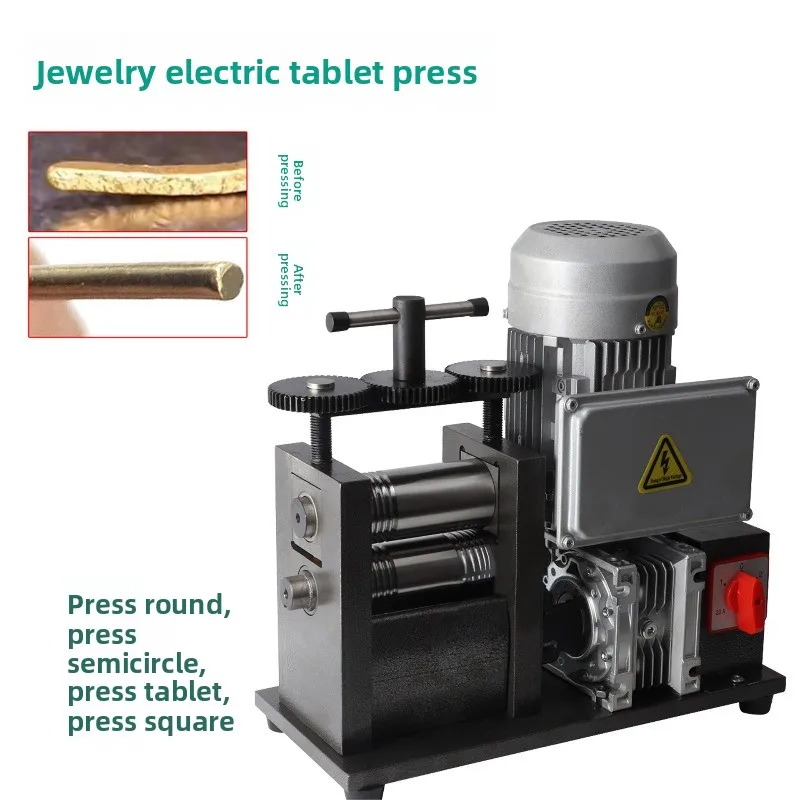 Jewelry pressing machine, gold and silver jewelry pressing round pressing semicircular processing equipment bracelet production