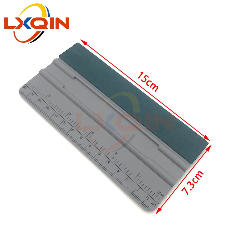 LXQIN 15CM with Inch long squeegee with scale suede felt plastic card for Epson xp600 i3200 i1600 printhead large format printer