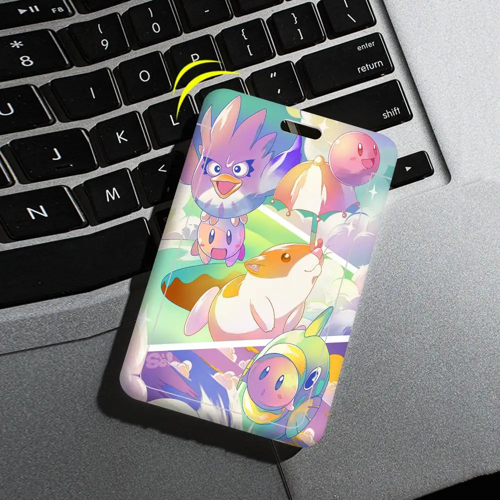 K-kirbys 1Pcs Work Name Card Holders Business Work Card ID Badge Lanyard Holder Men Women ID Business Case view 6