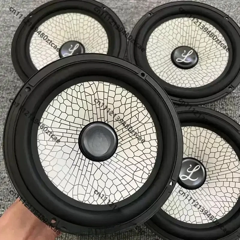 New 6.5 Inch Mid Bass Tweeter Speaker Kit Plug & Play Car Audio Modification Vehicle Sound Upgrade Replacement Horn Accessories
