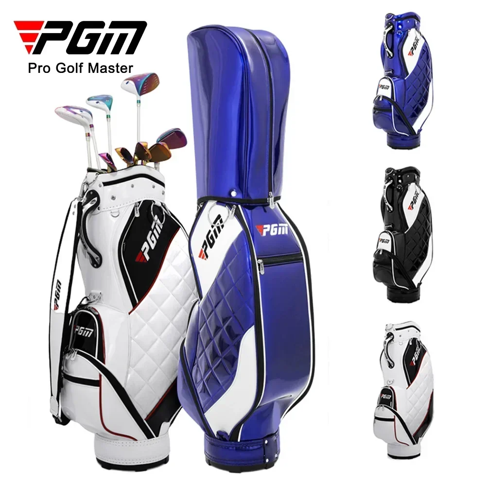 

perfect PGM Golf Bag Standard Bag Lightweight Club Bag Waterproof and Durable Crystal Leather