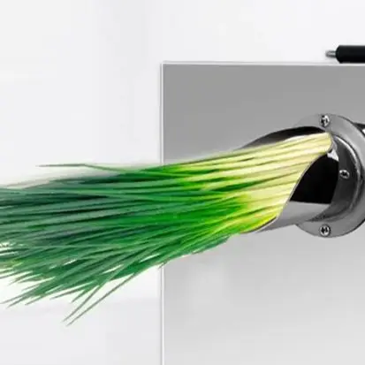 220V Commercial Vegetable Shredder Slicer Cutting Scallions Celery Into Sections Stainless Steel Multifunctional Slicer