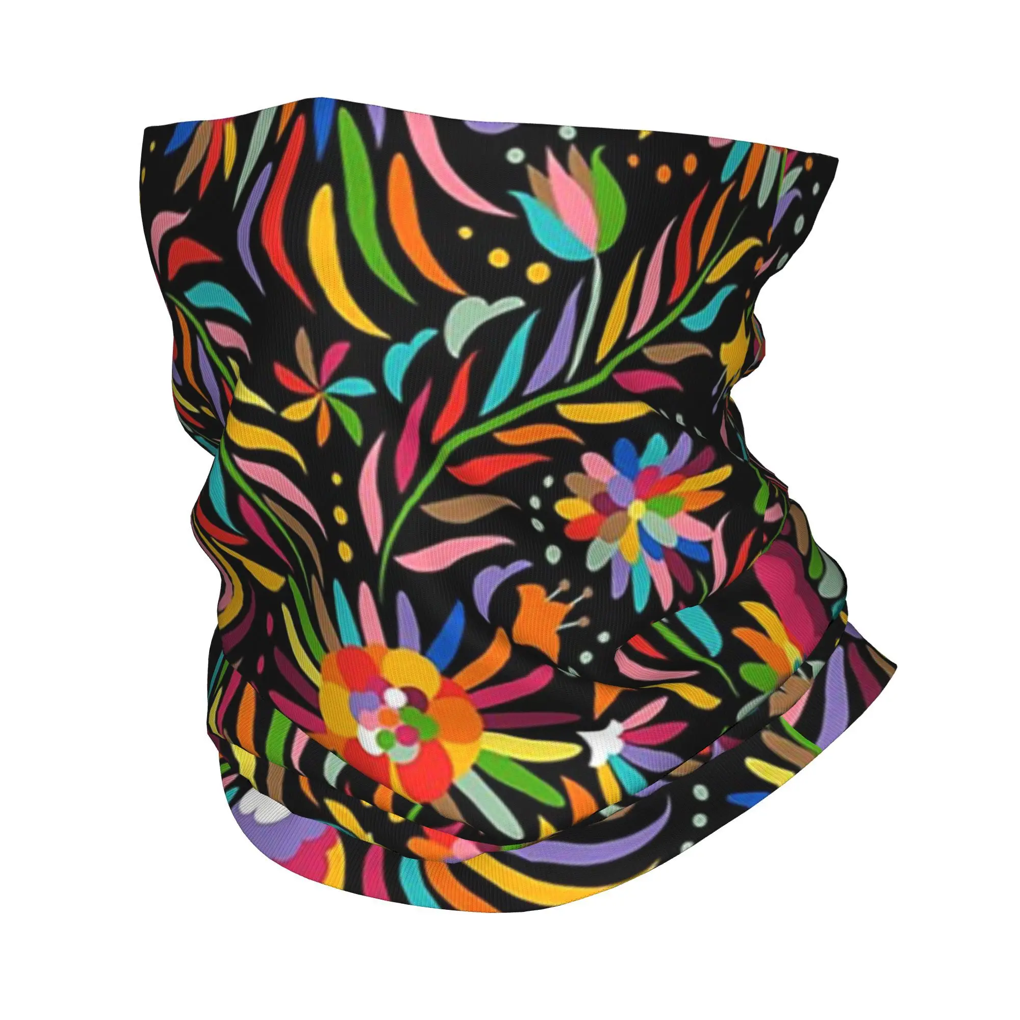 التقليدية المكسيكية الملونة باندانا الرقبة الجراب قناع مطبوع وشاح دافئ عقال ركوب للرجال النساء الكبار تنفس