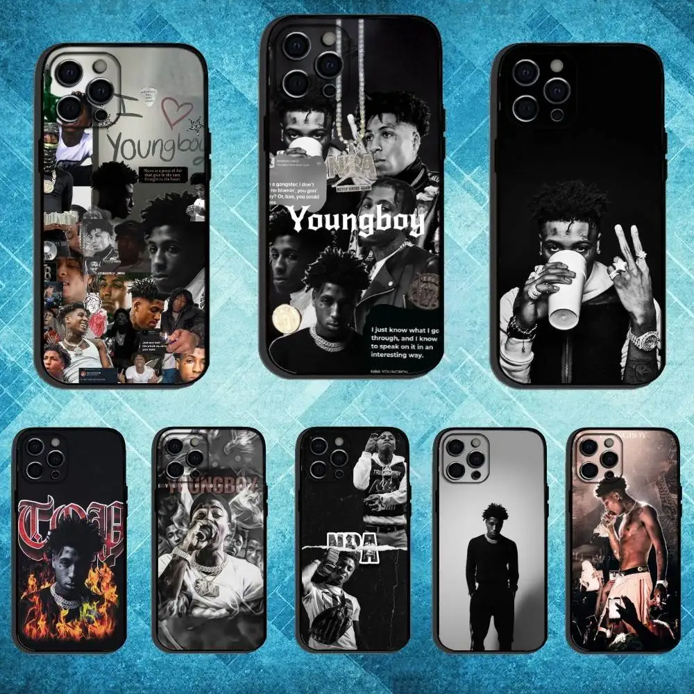 R-Rapper YoungBoy Phone Case Silicone Soft For IPhone 17,16,15,14,13,12,11,XS,Plus Pro Max