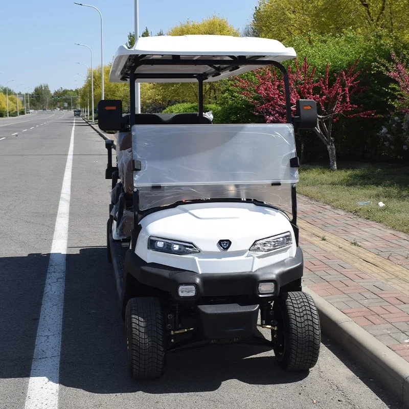 8 Seat 6+2 Electric Golf Cart Customized 48V Prices Electric Golf Car Golf Cart Accessories Rear Seat Kit ZYCAR