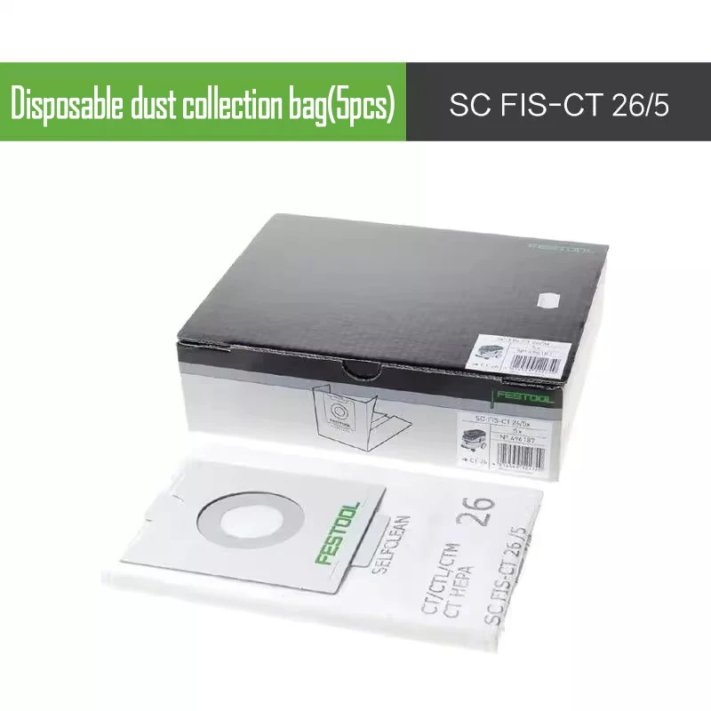 

FESTOOL Vacuum bag 5pcs 26L FESTOOL Vacuum Cleaner Original Accessory CTL 26/36 E