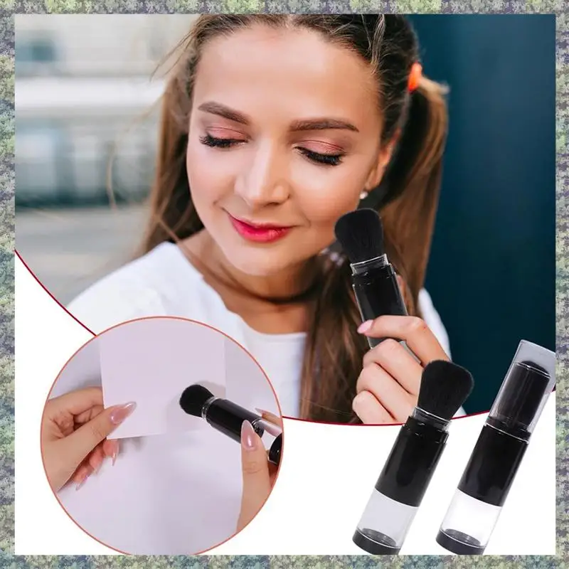 

WON 2 шт. кисти для тиснения пудры выдвижной аппликатор инструмент ремесло живопись кисть для пудры мягкая щетина ручка инструмент