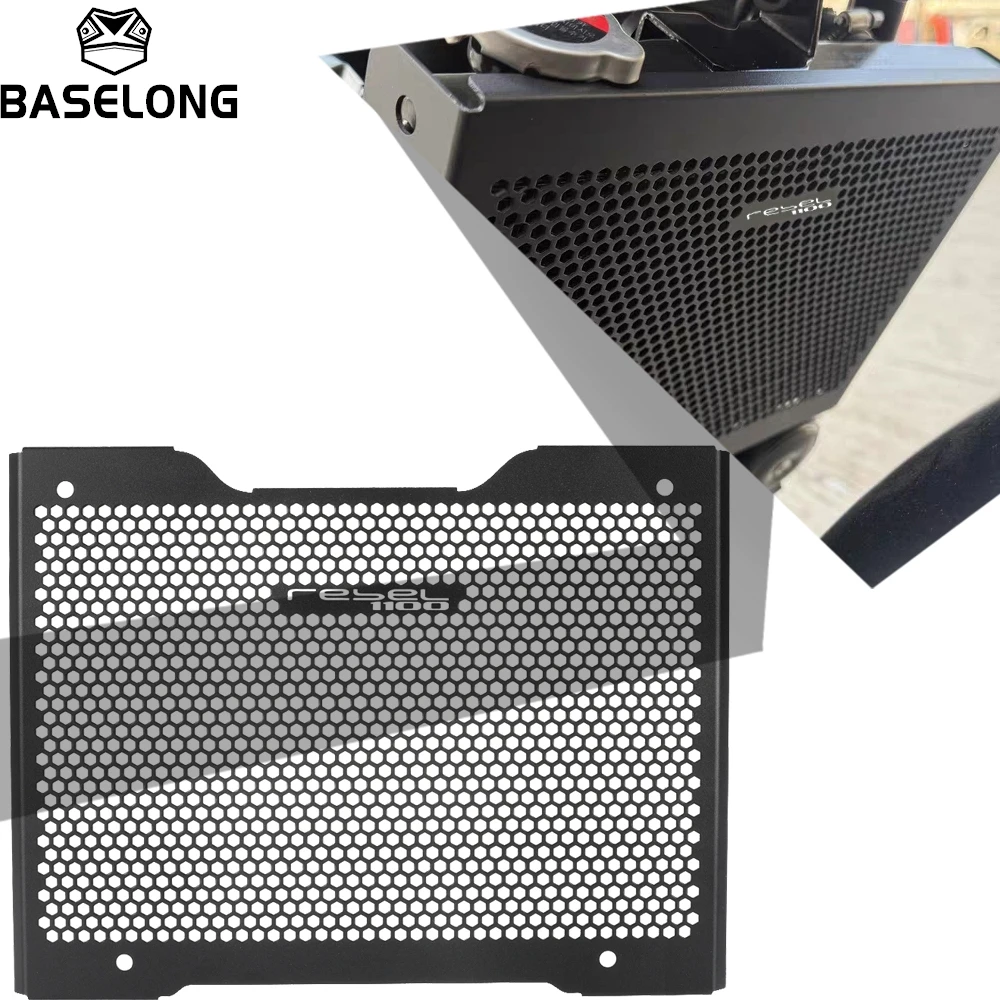

For HONDA REBEL 1100 CMX1100 CMX 1100 Rebel / DCT 2021-2025 Motorcycle Radiator Guard Grille Cover Protector Protective Grill
