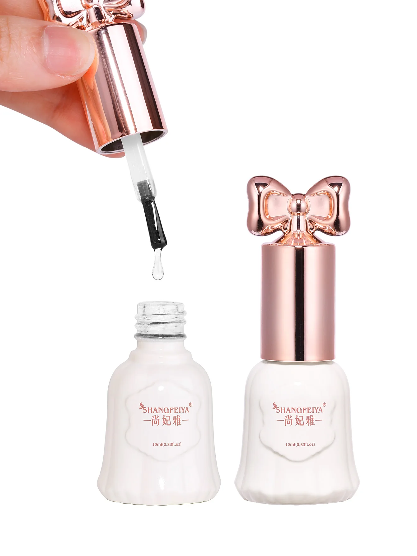 10ml トップコートとベースコート アートデザイン ジェルネイルポリッシュ トップベースコート UV LED ソークオフ ジェルネイルニス