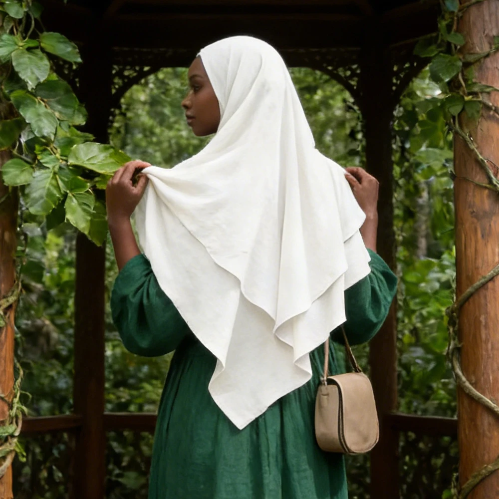 

Мусульманский головной убор One Piece Amira Eid: химар, накидка для молитвы, платок для женщин, арабский головной убор, бурка, никаб, шарф, хиджаб для Рамадана