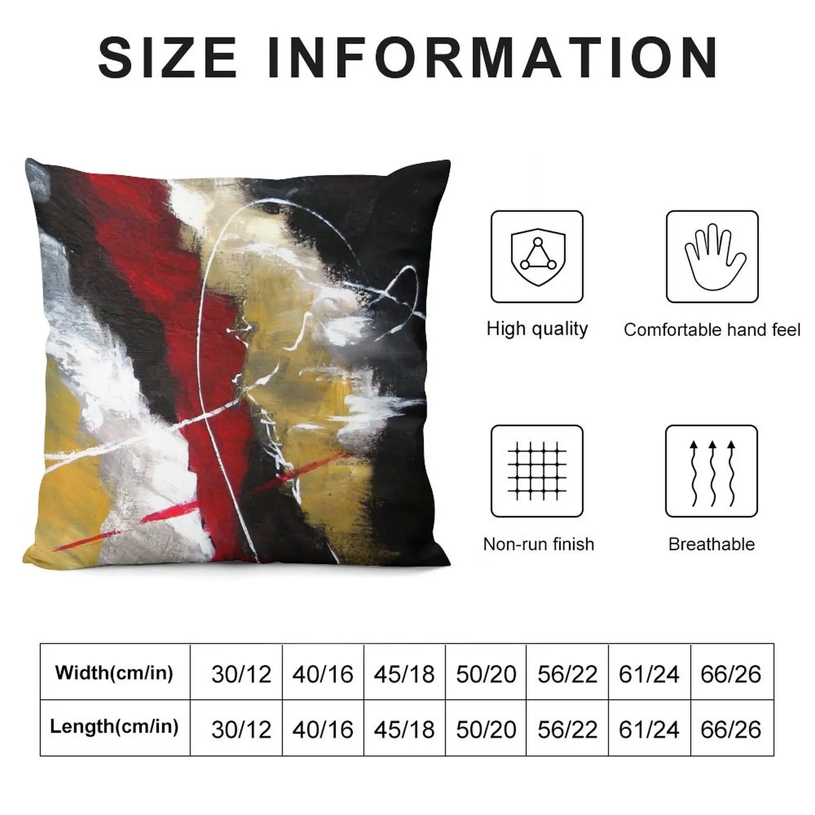 Red Passion Modern Abstract Throw Pillow Sofa Cushions Covers Decorative Pillow Covers For Sofa Couch Cushions pillow