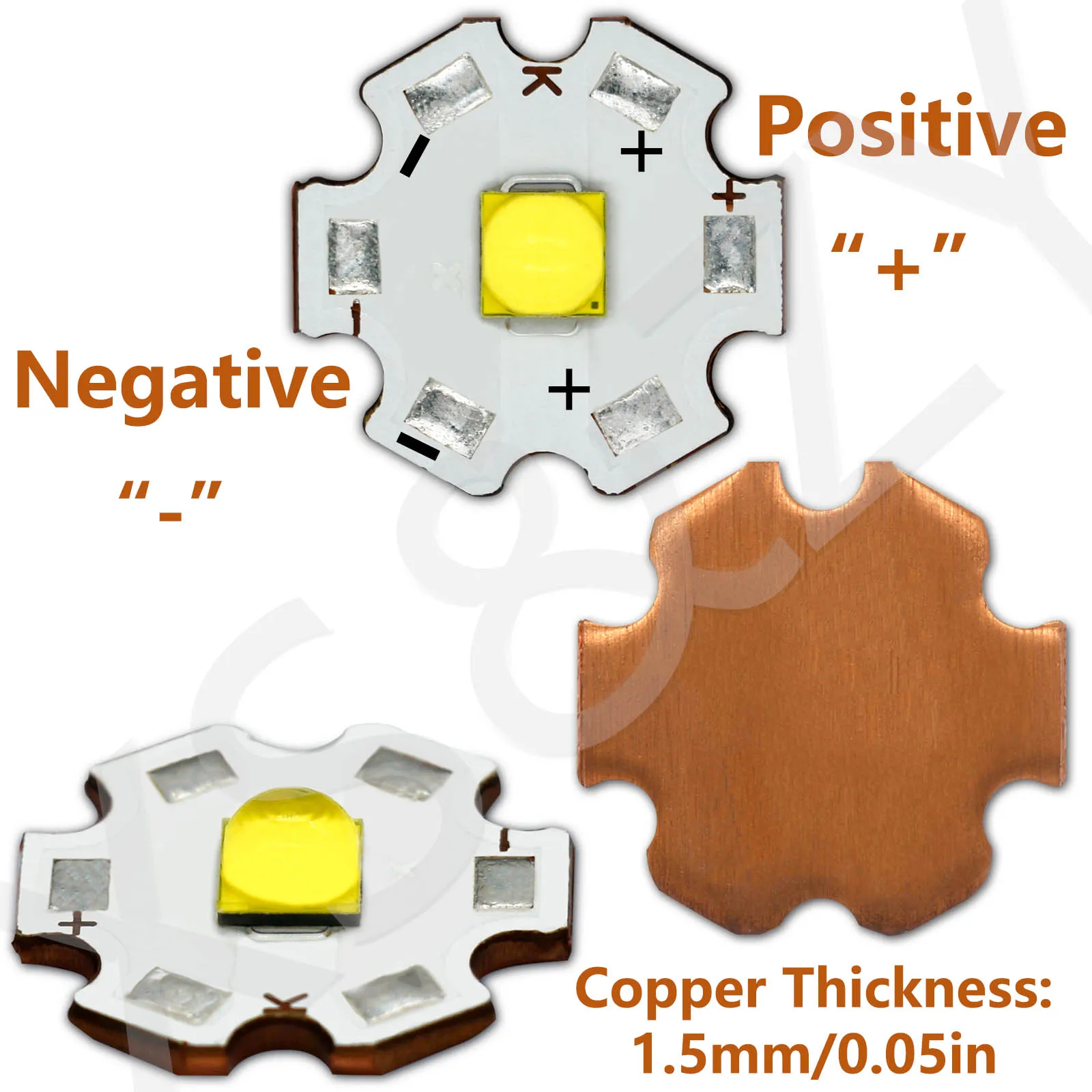 Grânulos de LED de alta potência para lanternas e faróis, 18W, DC3.4V-4.2V, DC3.6V-4.5V, destaque, 4000MA, 2160lm, substituição do grânulo da lâmpada