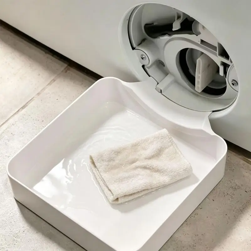 F92F Washer Floor Guard Tray Set for Laundry Room Water and Damp Corners