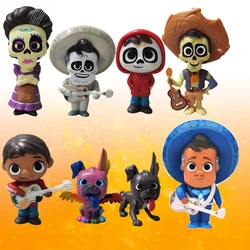 Disney Coco Movie 8 pz/set 6-9cm Action Figure Anime Mini Decoration Collection Figurine Toys Model For Children Gift