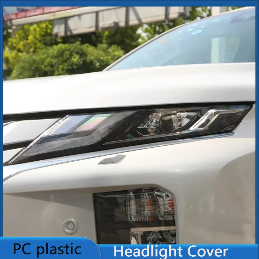 For Mitsubishi Triton L200 2020-2023 Year Front Headlight Cover Transparent Lampshade Headlamp Lens Shell Body Kit Accessories