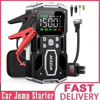 ACEZUK Car Jump Starter Power Bank Portable Air Compressor Inflator Pump Power Station 5000A Battery Starter Auto Booster