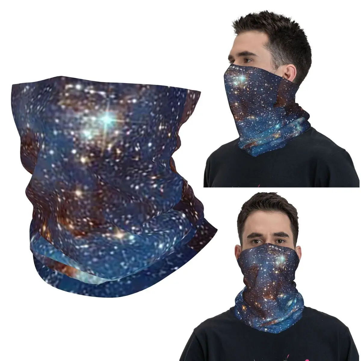 

Синяя бандана NebulaStarsSpace, волшебный шарф с принтом, универсальный велосипедный шарф, походный, рыбалка, унисекс, для взрослых, зима
