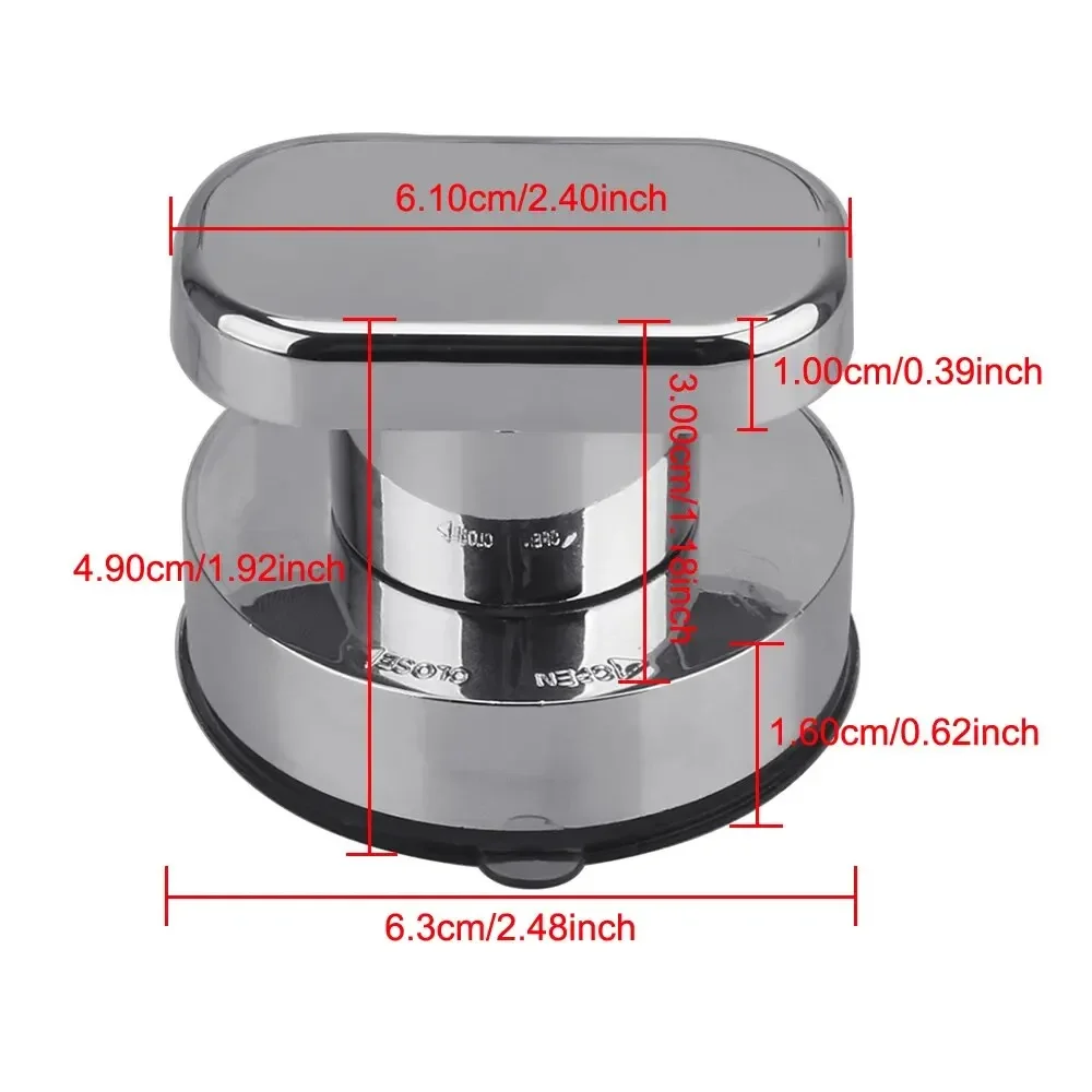 درابزين مضاد للانزلاق مع كوب شفط بدون مقبض دش للحفر يوفر قبضة آمنة للإمساك الآمن في باب زجاجي لحوض الاستحمام في الحمام
