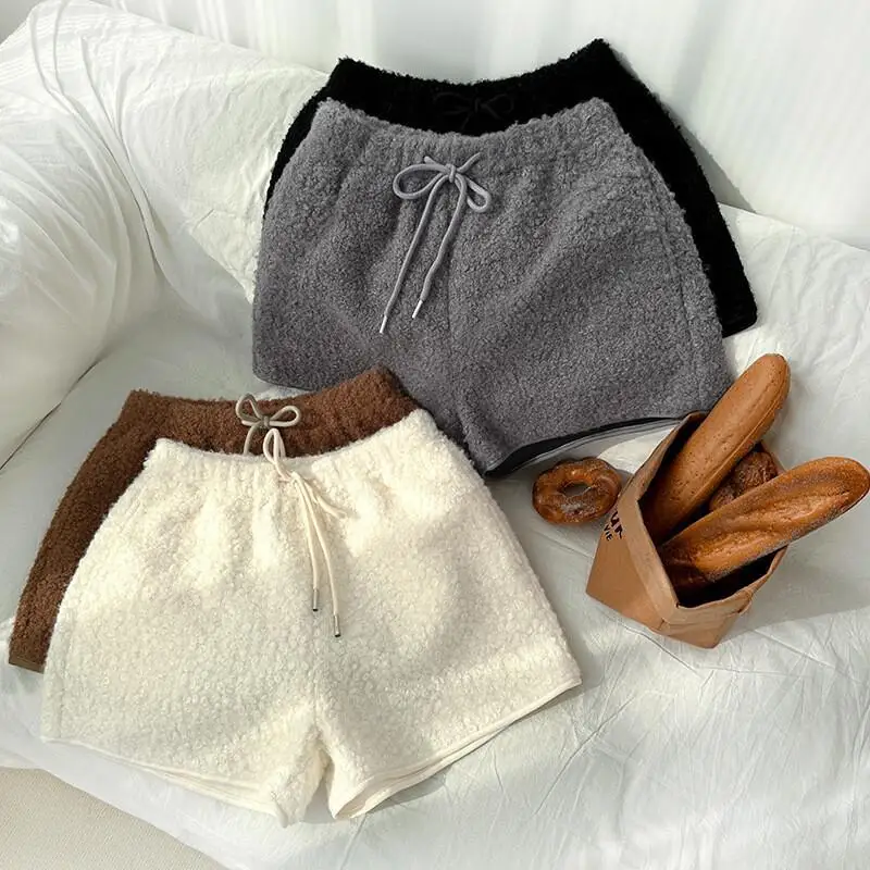 

Популярные кавайные модные сексуальные свободные студенческие повседневные женские шорты с героями мультфильмов, зимние теплые зимние шорты с высокой талией в стиле ретро