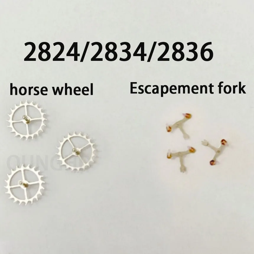 

are suitable for special Swiss machine 2824 2836 2834 movement escapement fork escapement wheel horse boy horse wheel