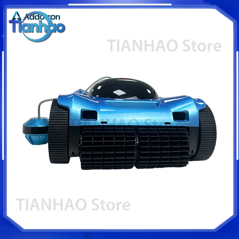 Wireless Robot Pool Cleaner Automatic Pool Floor Vacuum Cleaner with Rechargeable Battery for Swimming Pools