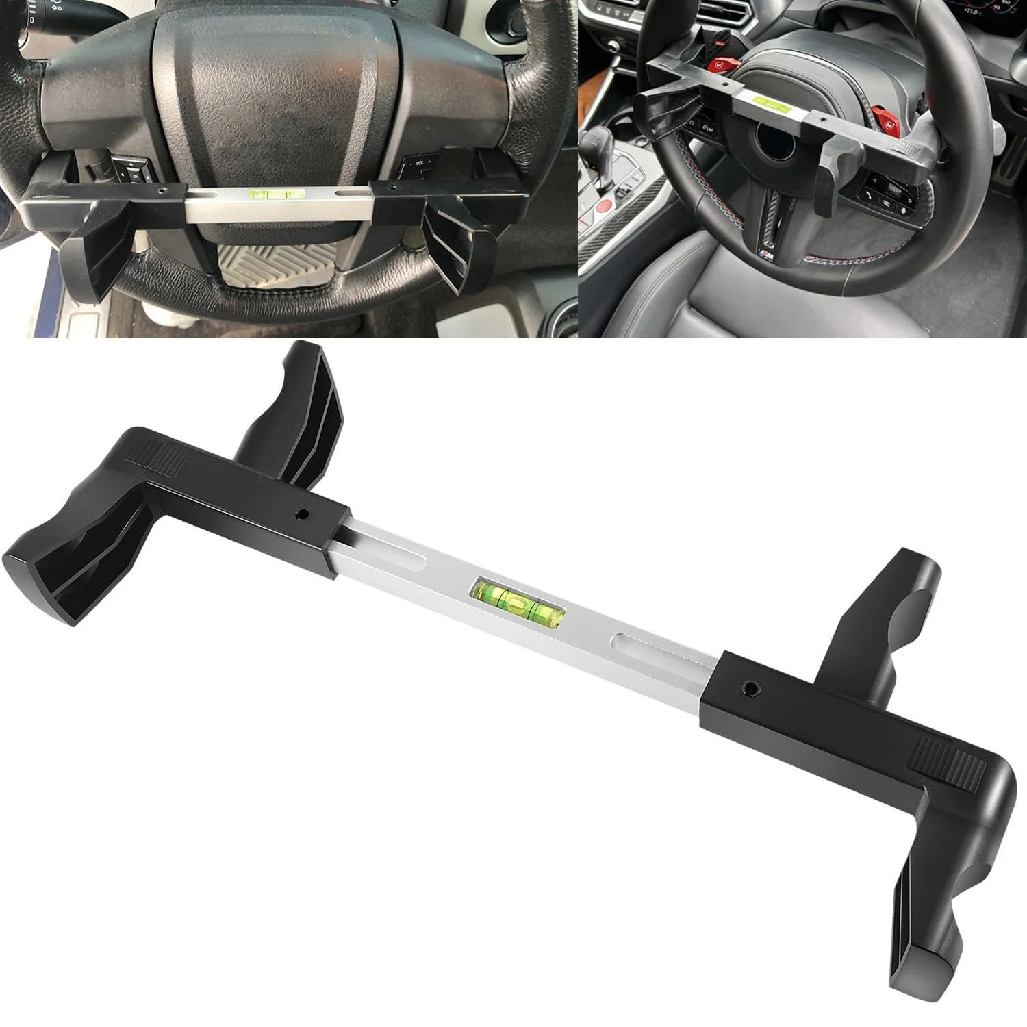 

Инструмент для выравнивания уровня рулевого колеса, подходящий для внутреннего диаметра рулевого колеса 170-250 мм и 280-340 мм