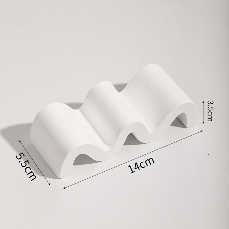 Stile nordico Gesso Forma geometrica Rack di stoccaggio Vassoio di gioielli Portasapone Organizzatore di stoccaggio Parti di decorazione della casa
