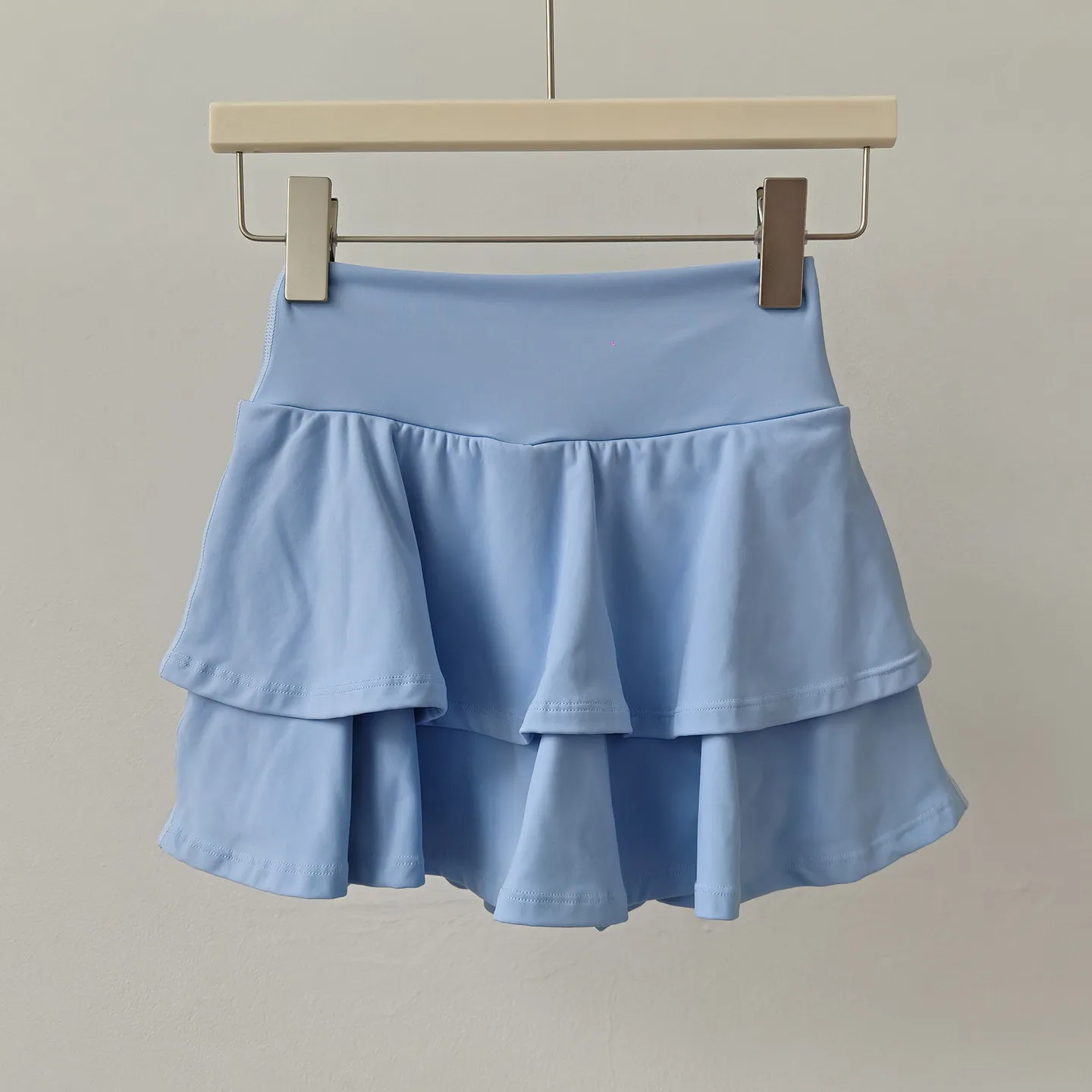 High-Waisted Quick-Drying A-Line Tennis Skirt Anti-Exposure Cake Skirt for Badminton Fitness Dance Yoga Sports Shorts Clothing