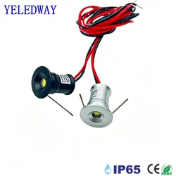 1W Mini LED Spotlight Ceiling Indoor 15mm Small Recessed Spot Light 12V Downlight Dimmable Showcase Cabinet Kitchen Stair Lamp