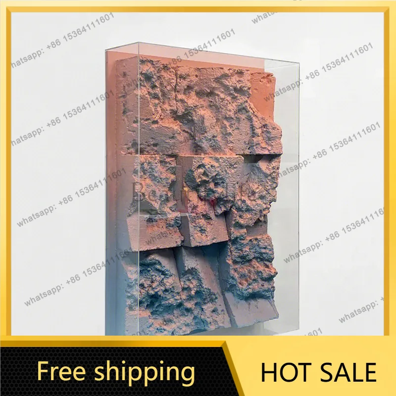 LJY 3D three-dimensional acrylic cover decorative painting three-dimensional texture modern simple sample