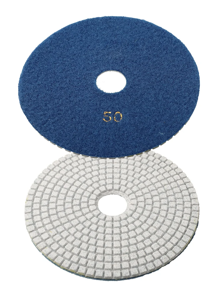 1pc Trocken/nass Diamant Polieren Pad 6 Zoll 150mm Flexible Schleifen Scheiben Für Granit Stein Beton marmor Schleifen Polieren Werkzeug