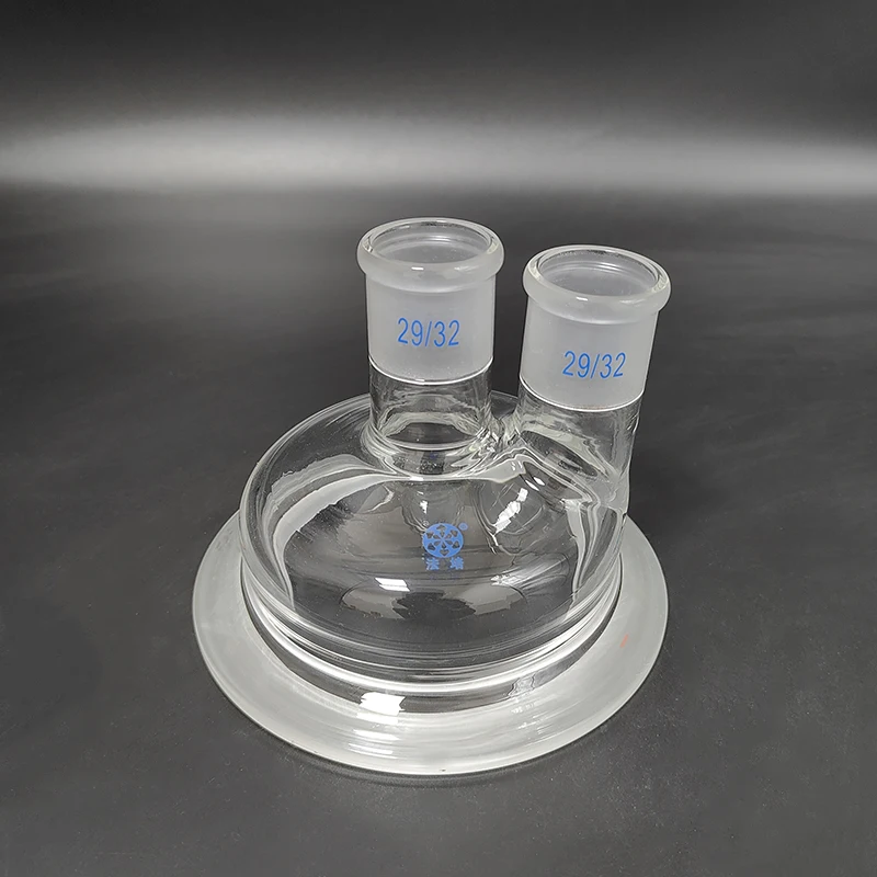 

FAPEI Two ground mouth reaction bottle cap,150mm/200mm/230mm flange,Straight shape,Mid 29/32,Side 29/32,Glass cover