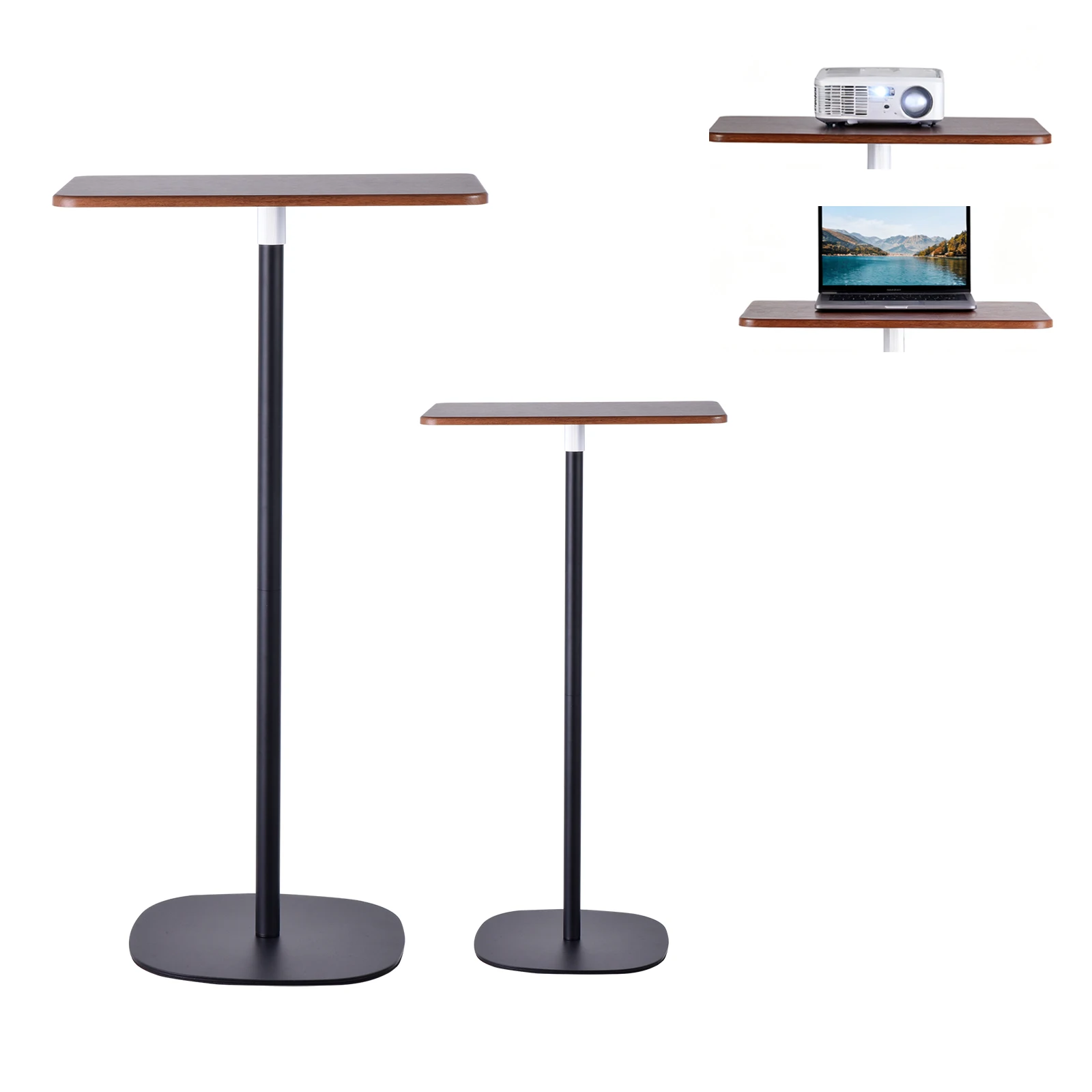 Höhenverstellbarer Laptop-Bodenständer 18-47 Zoll, Beweglicher Computer-Schreibtisch & Tablet-Ständer für Bett, Sofa & Home Office – Detail 5