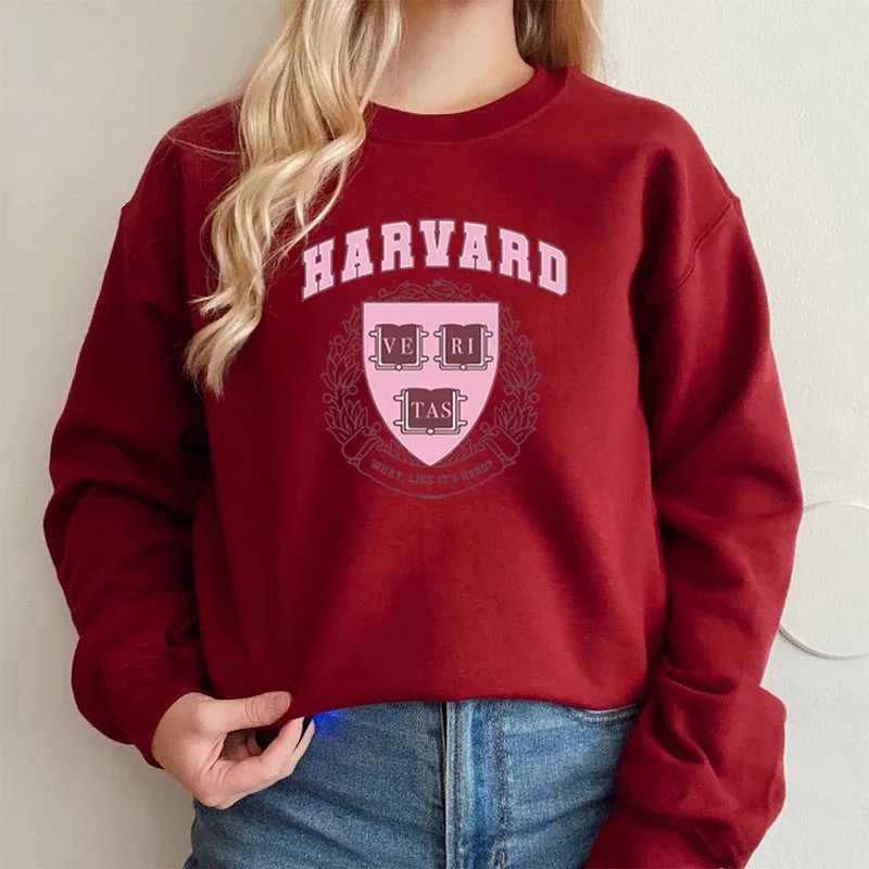 DY20Harvard Legally Sudadera rubia What Like It's Hard Sudadera con capucha Elle Woods Vintage Unisex Sudaderas con capucha Mujeres Sudaderas con cuello redondo25
