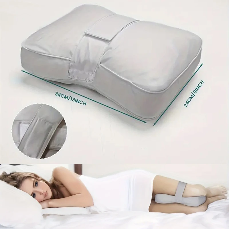 Oreiller ergonomique pour genoux, 1 pièce, pour dormeurs latéraux, soulagement du sommeil latéral, soutien des jambes, oreiller de grossesse, coussin de nuit